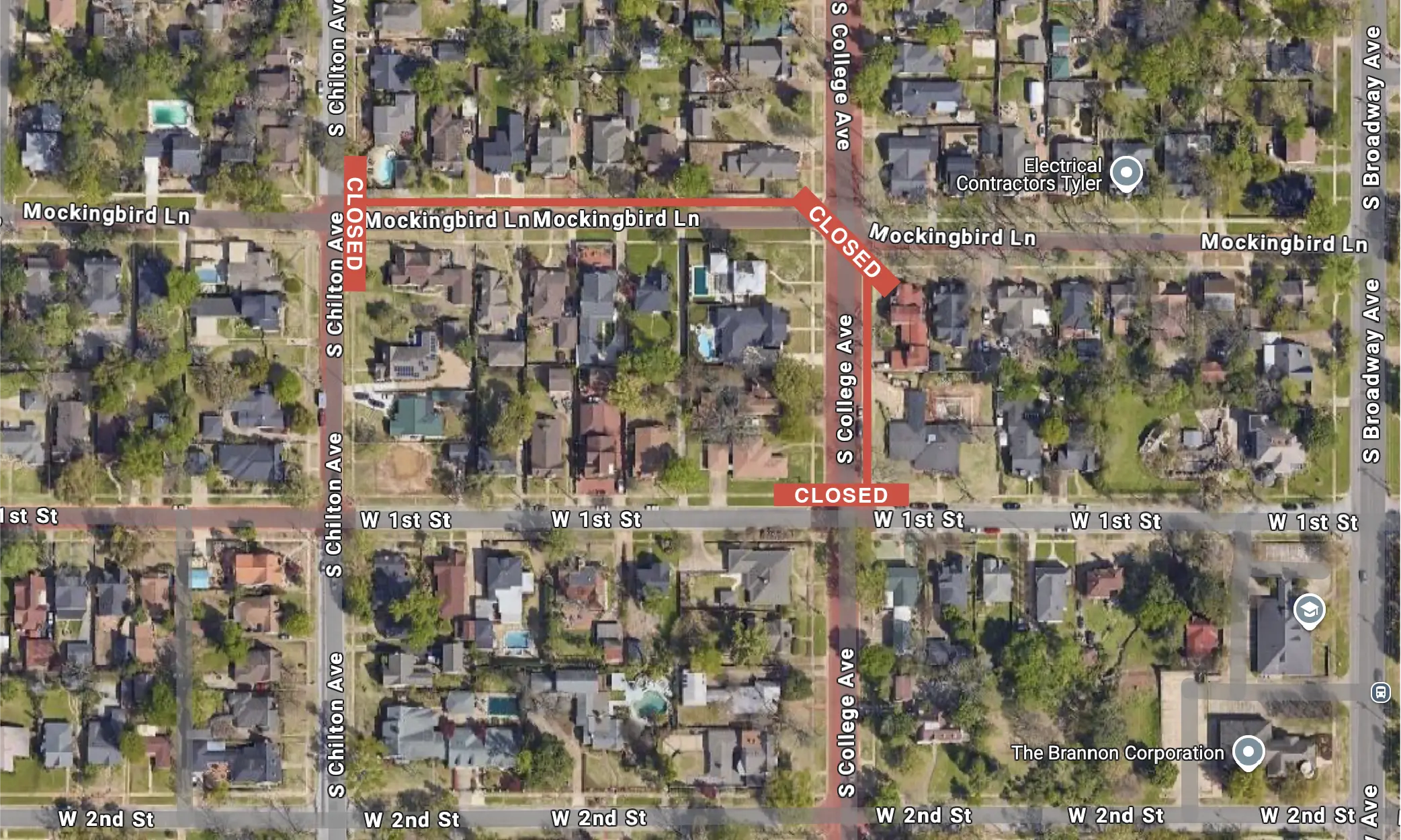 Road Closures | Tyler Halloween House